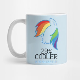 Rainbow Dash 20% Cooler (Dark) Mug